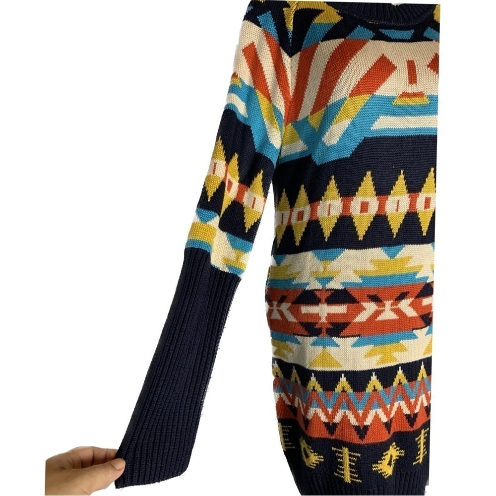 Jessica Simpson Sweater Dress Floklore Ethnic - Picture 12 of 14